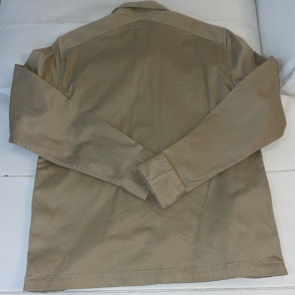 NWT BANANA REPUBLIC tan rapid movement stretch shirt jacket Small - Picture 6 of 8